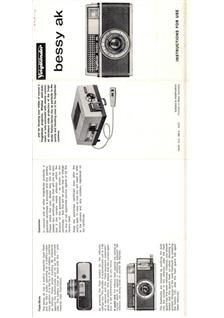 Voigtlander Bessy AK manual. Camera Instructions.